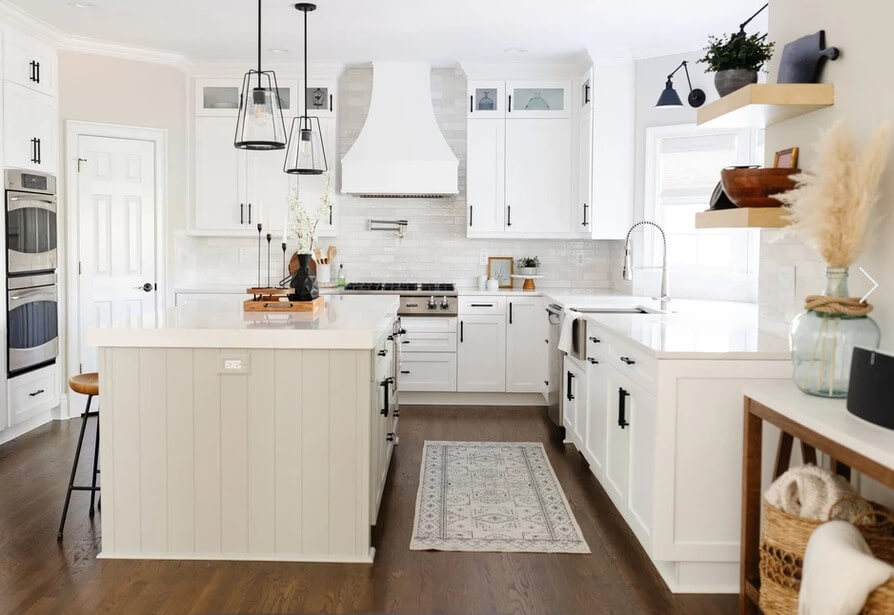 interior design farmhouse modern kitchen white cummings ga avery and home